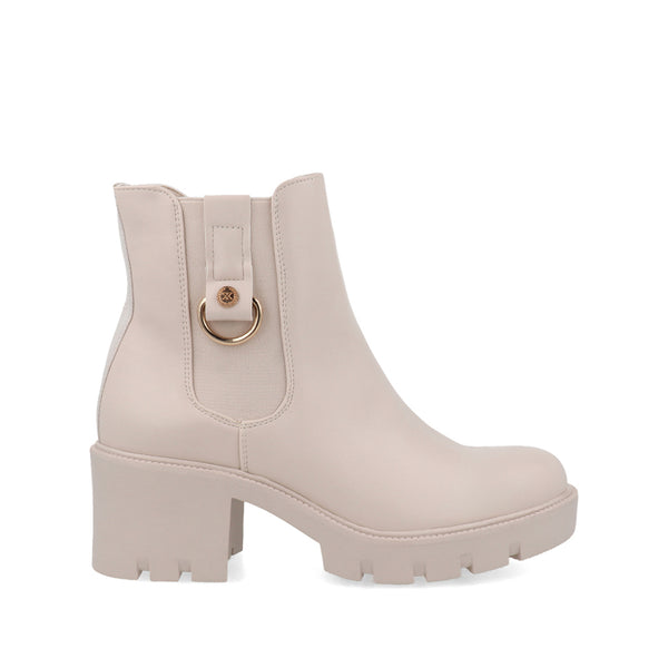 Botin Casual Xxti color Beige para Mujer