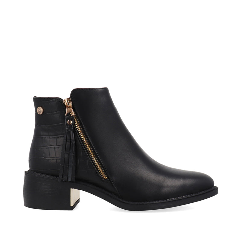 Botin Casual Xxti color Negro para Mujer