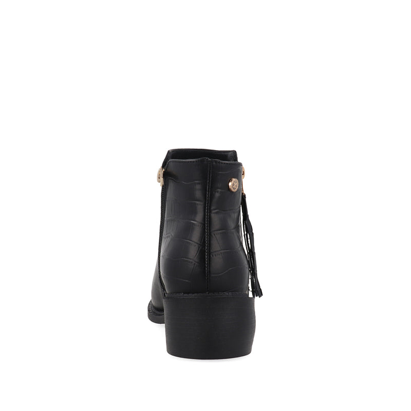 Botin Casual Xxti color Negro para Mujer