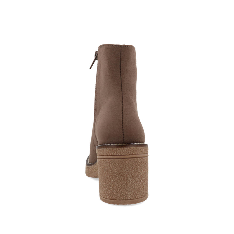 Botin Casual Xxti color Cafe para Mujer