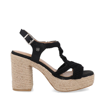 Sandalia Casual Trender color Negro para Mujer