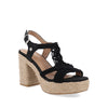 Sandalia Casual Trender color Negro para Mujer