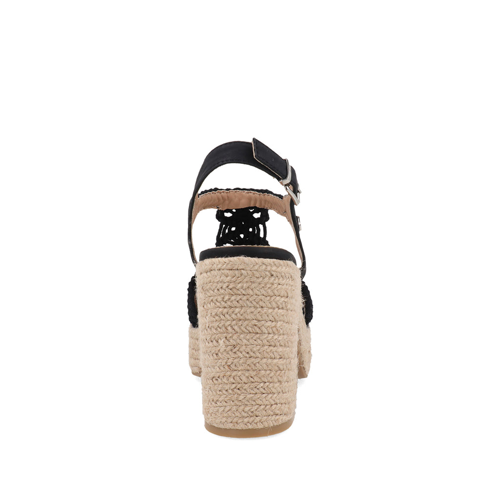 Sandalia Casual Trender color Negro para Mujer