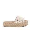 Sandalia Casual Trender color Beige con Yute para Mujer