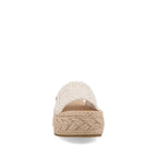 Sandalia Casual Trender color Beige con Yute para Mujer
