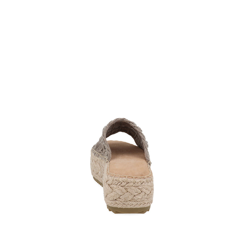 Sandalia Casual Trender color Taupe para Mujer