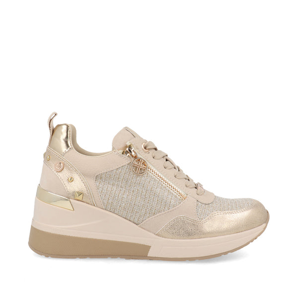 Tenis Urbano Trender color Oro para Mujer
