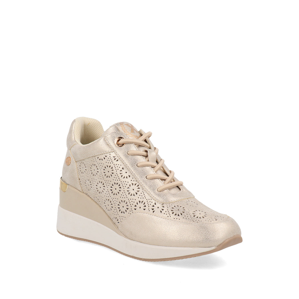 Tenis Urbano Trender color Oro para Mujer