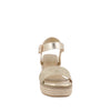 Sandalia Casual con plataforma Trender color Oro para Mujer