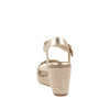 Sandalia Casual con plataforma Trender color Oro para Mujer