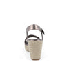 Sandalia Casual Trender color Plomo para Mujer