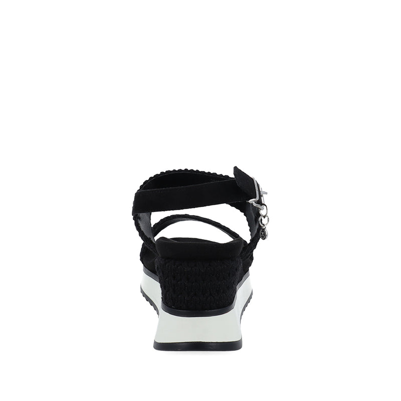 Sandalia Casual Trender color Negro para Mujer