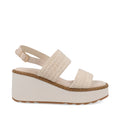 Sandalia Casual Trender color Beige para Mujer
