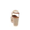 Sandalia Casual con plataforma  Trender color Beige para Mujer