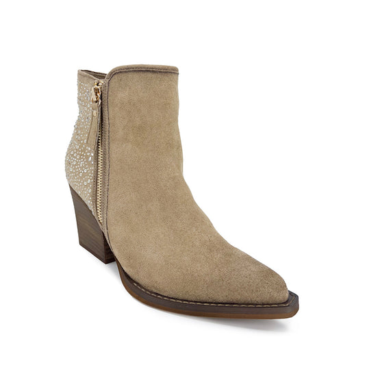 Botin Casual Trender color Beige para Mujer