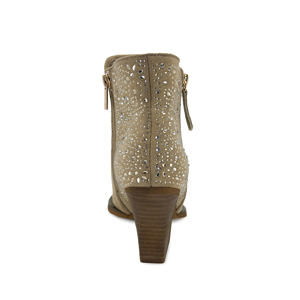 Botin Casual Trender color Beige para Mujer