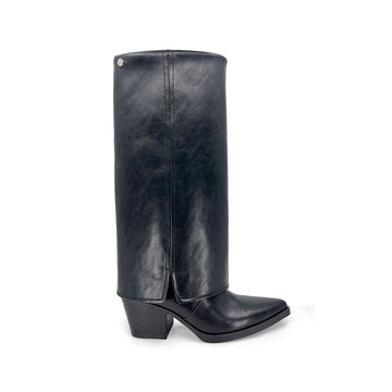 Bota Casual Trender color Negro para Mujer