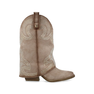 Bota Casual Trender color Beige para Mujer