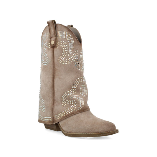 Bota Casual Trender color Beige para Mujer