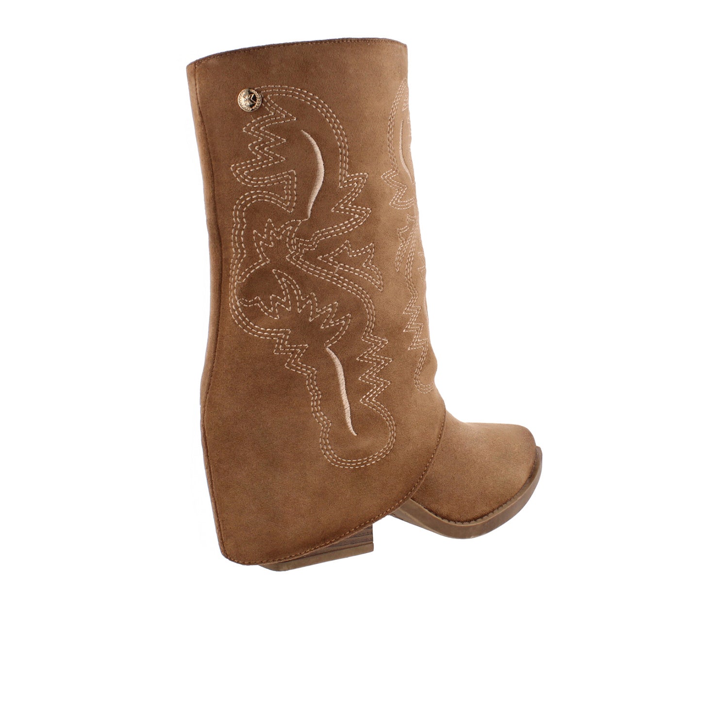 Botin Casual Xti color Camel para Mujer