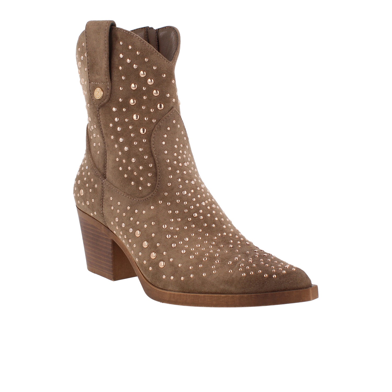 Botin Casual Xti color Taupe para Mujer