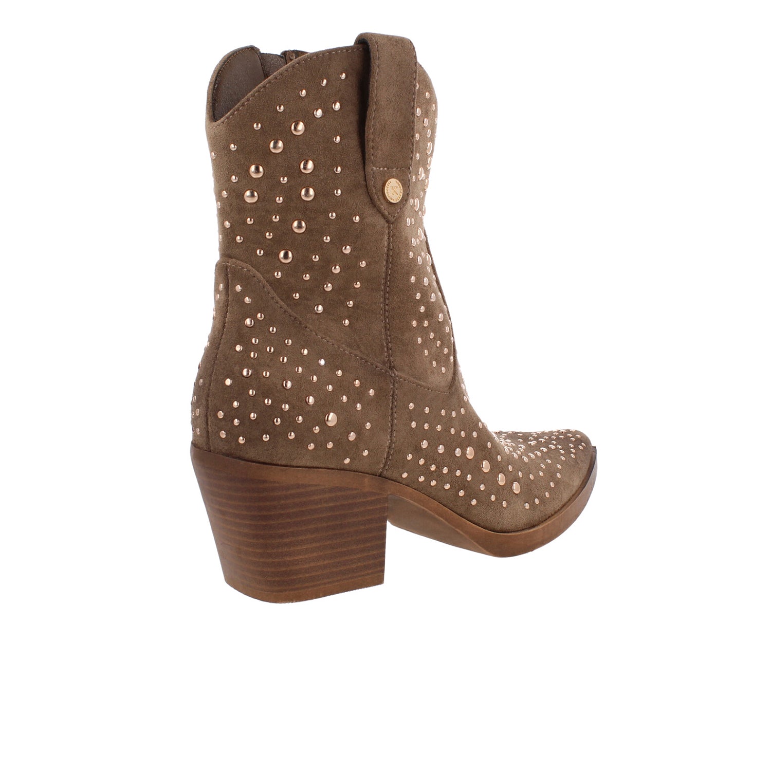 Botin Casual Xti color Taupe para Mujer