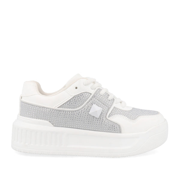 Tenis Casual Xatlanta color Blanco para Mujer