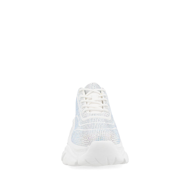 Tenis Urbano Trender color Blanco para Mujer con Brillos
