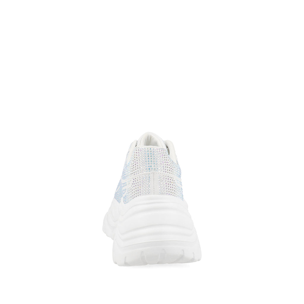 Tenis Urbano Trender color Blanco para Mujer con Brillos