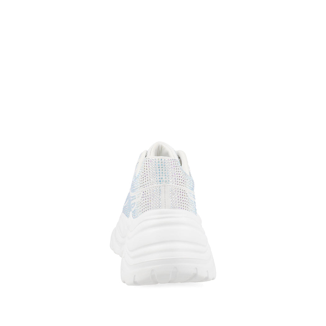 Tenis Urbano Trender color Blanco para Mujer con Brillos
