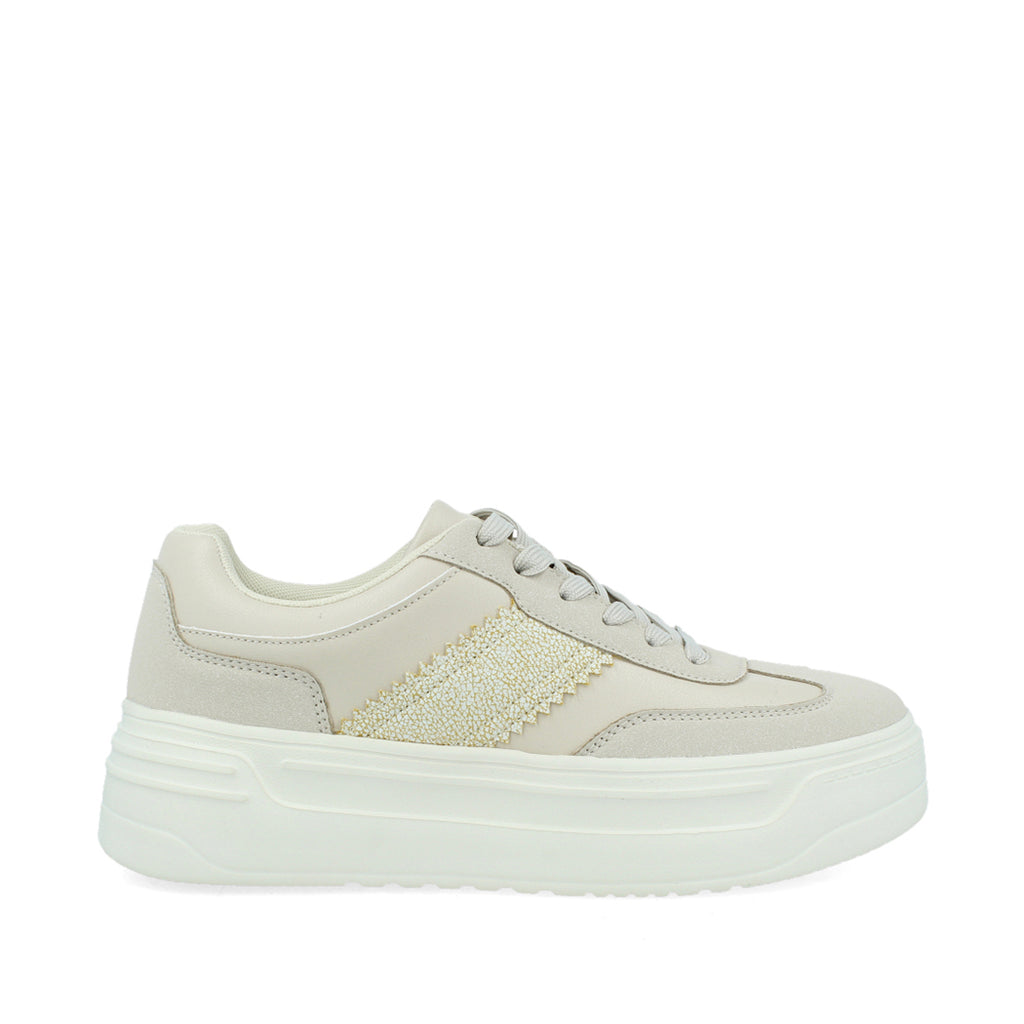 Tenis Urbano Trender color Beige para Mujer