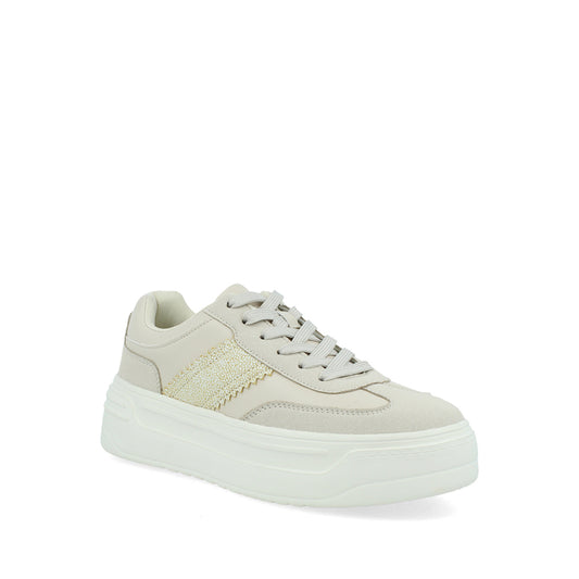 Tenis Urbano Trender color Beige para Mujer