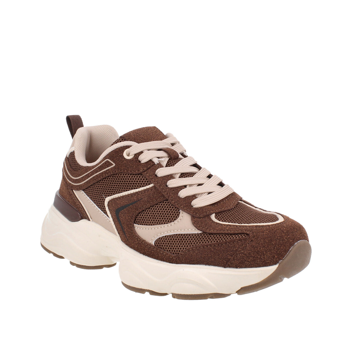 Tenis Urbano Trender color Cafe para Mujer
