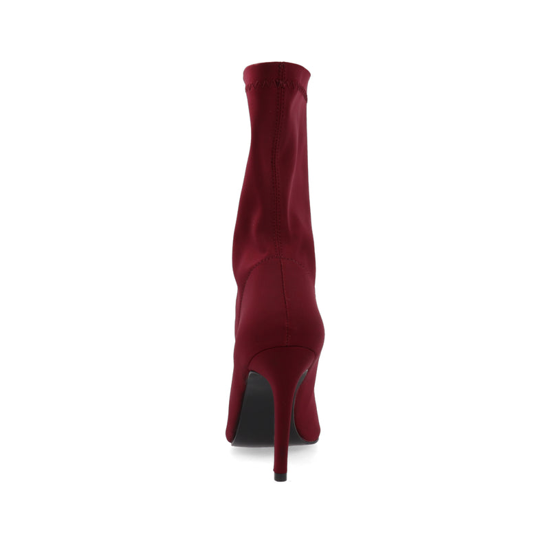 Botín de Tacón Trender color Rojo para Mujer