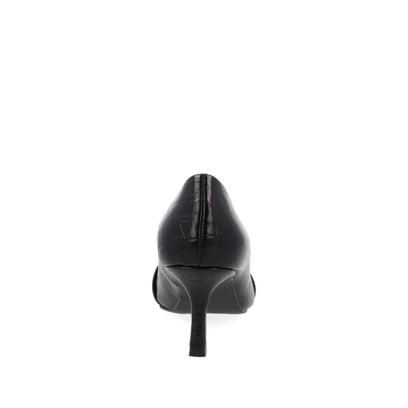 Zapatilla de Vestir Trender color Negro Diseño Animal Print para Mujer