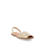 Sandalia Casual Trender color Oro para Mujer