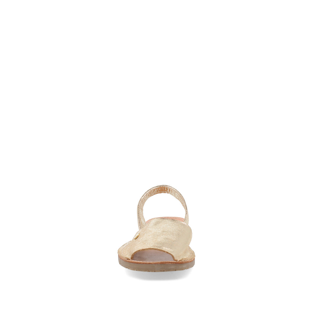 Sandalia Casual Trender color Oro para Mujer
