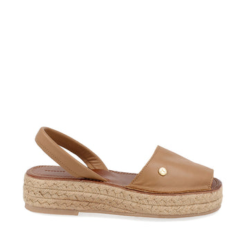 Alpargata Casual Trender color Tabaco para Mujer