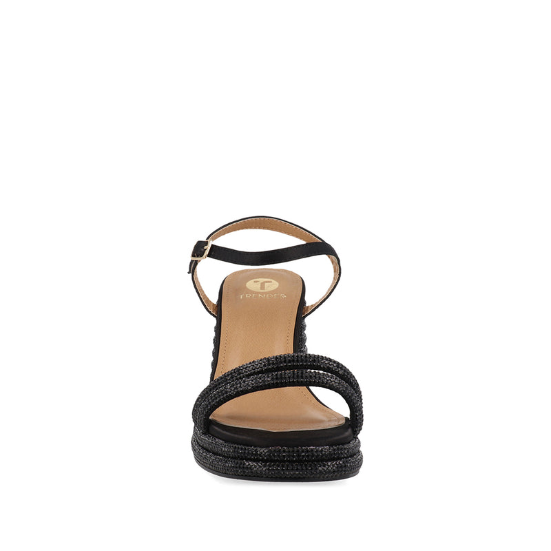 Sandalia De tacón Trender color Negro para Mujer