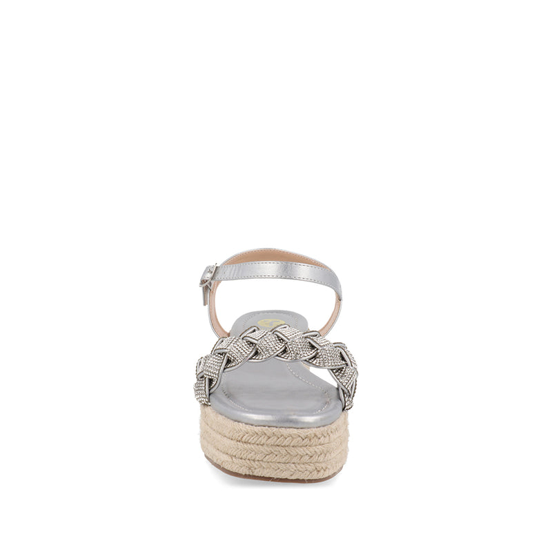 Sandalia de Piso Trender color Plata para Mujer