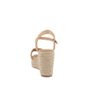 Sandalia Casual Trender color Camel para Mujer con Brillos