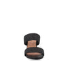 Sandalia Casual Trender color Negro para Mujer con tacón cuadrado