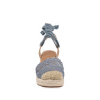 Alpargata Casual Trender color Azul para Mujer diseño tejido