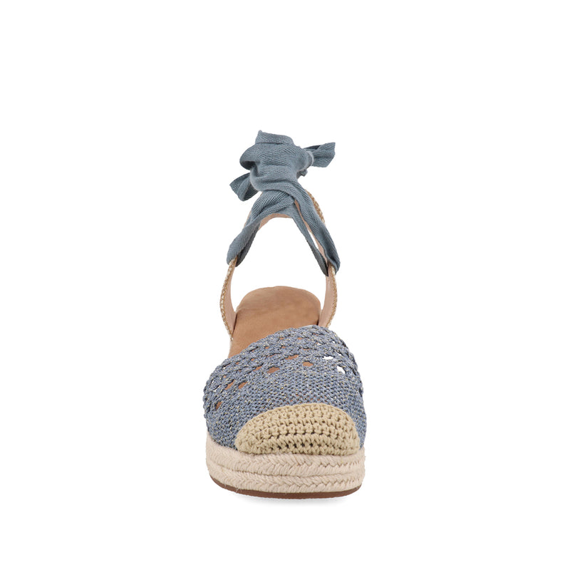 Alpargata Casual Trender color Azul para Mujer diseño tejido