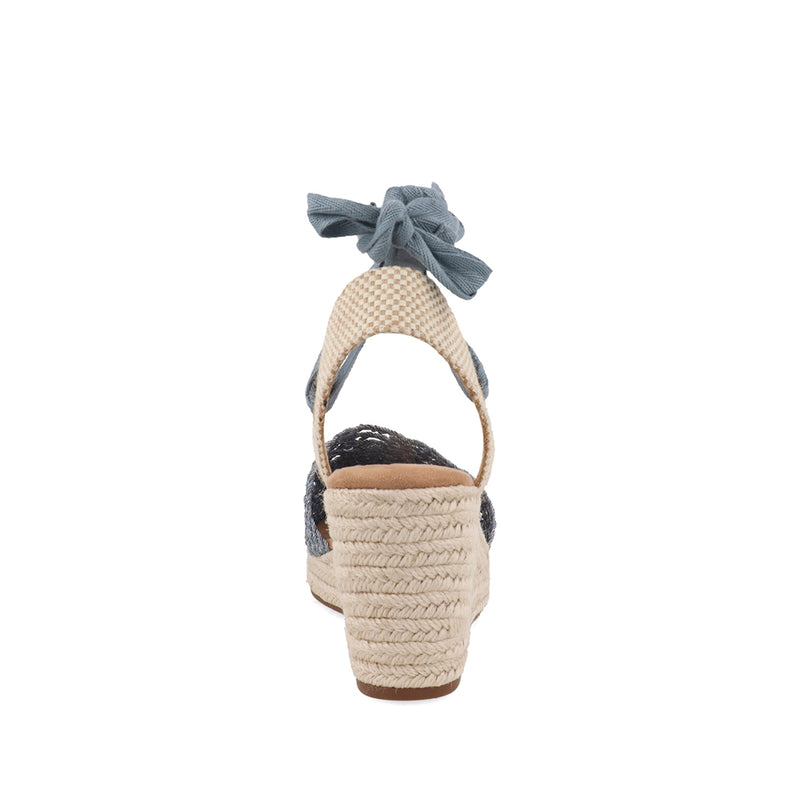 Alpargata Casual Trender color Azul para Mujer diseño tejido