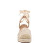 Alpargata Casual Trender color Beige para Mujer diseño tejido