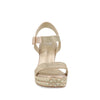Sandalia Casual con plataforma  Trender color Oro para Mujer