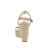 Sandalia Casual con plataforma  Trender color Oro para Mujer