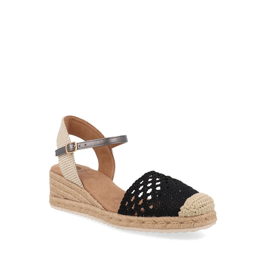 Alpargata Casual Trender color Negro para Mujer