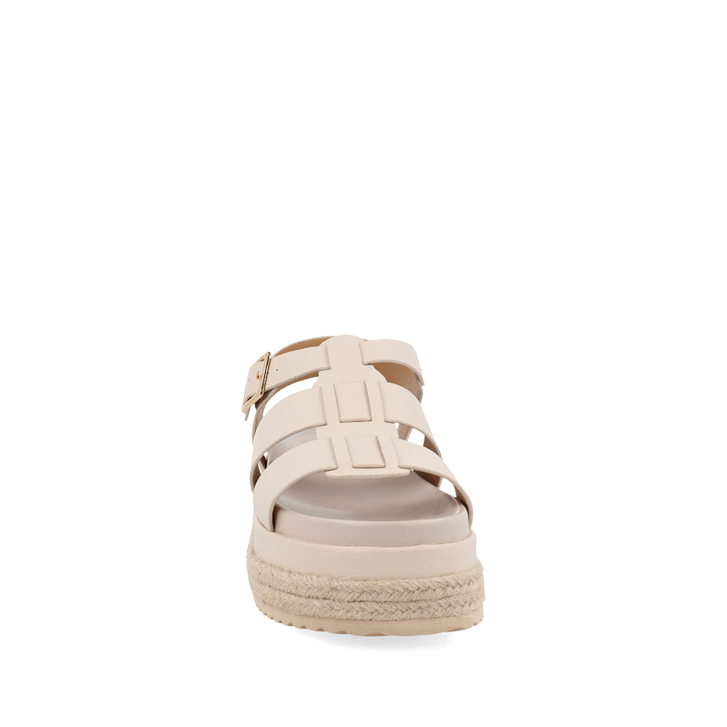 Sandalia Casual Trender color Beige para Mujer
